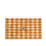 Acrylic Storage Box with Checkered Lid